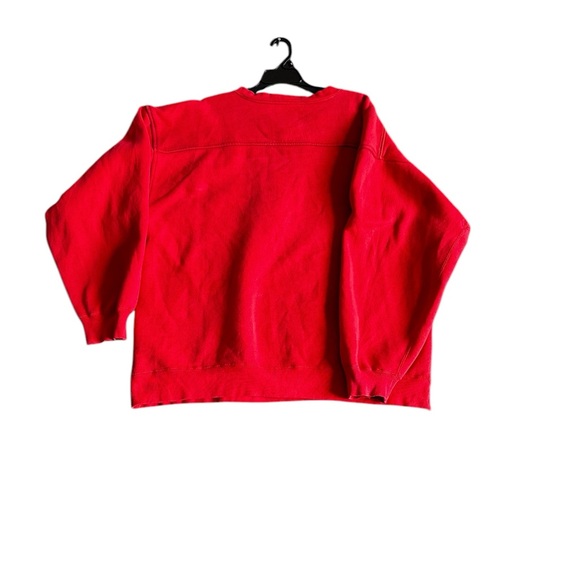 Wisconsin Badgers Red Graphic Sweatshirt SZ Large - Picture 2 of 8